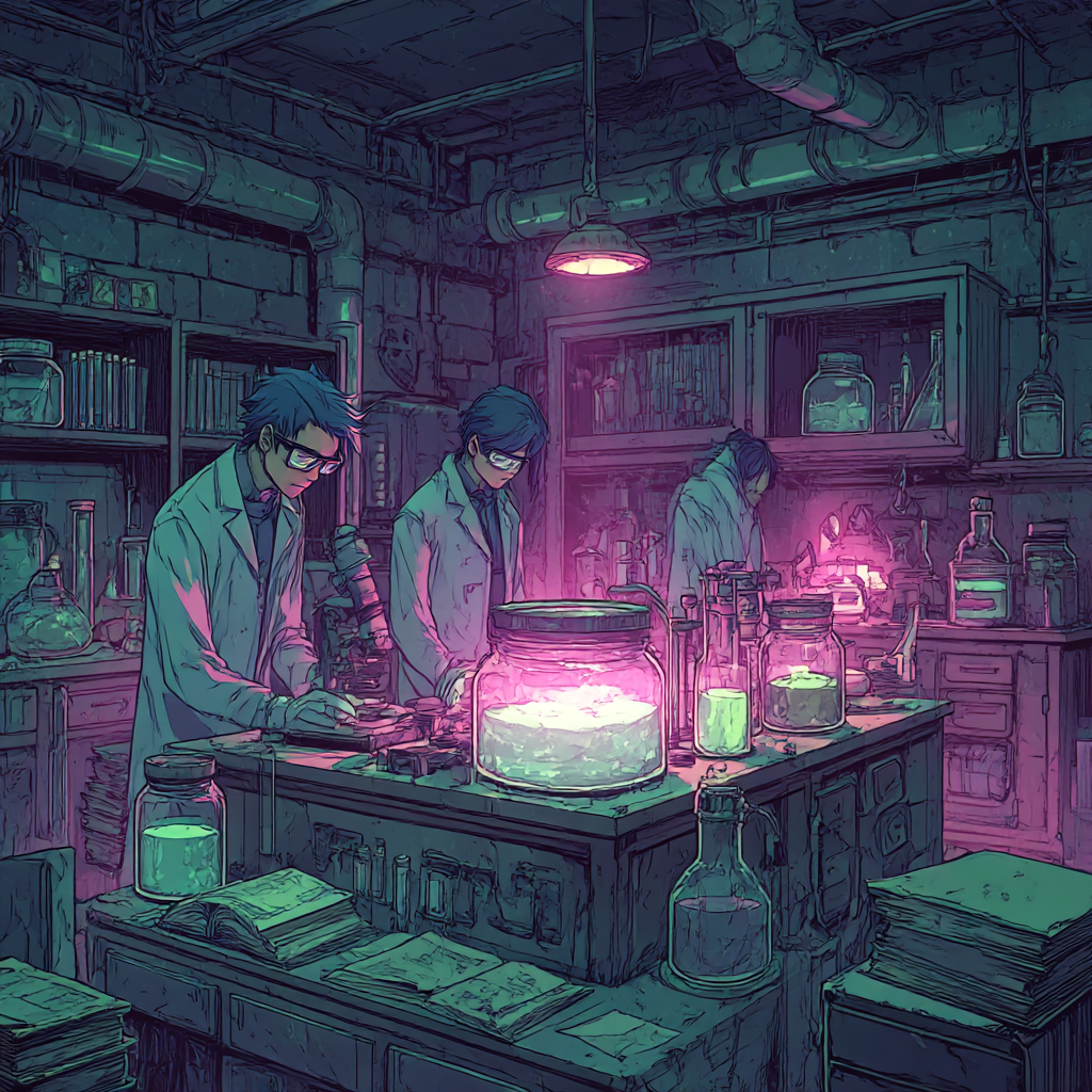 Underground lab interior